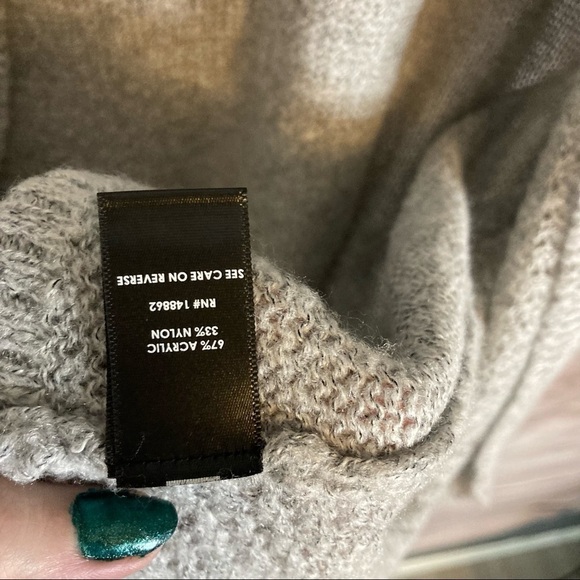 TORRID Grey Pointelle Knit Open Front Cardigan - Picture 10 of 11